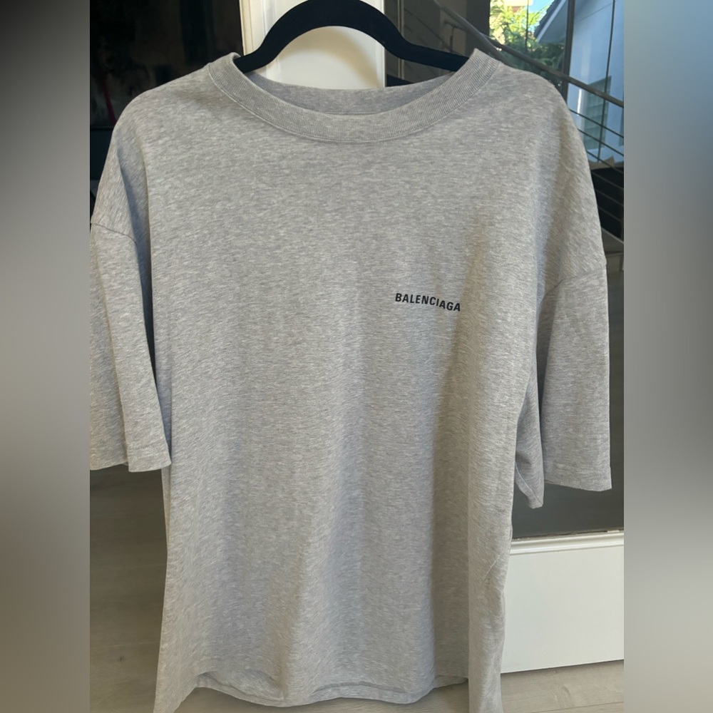 Balenciaga Gray T-Shirt UNISEX